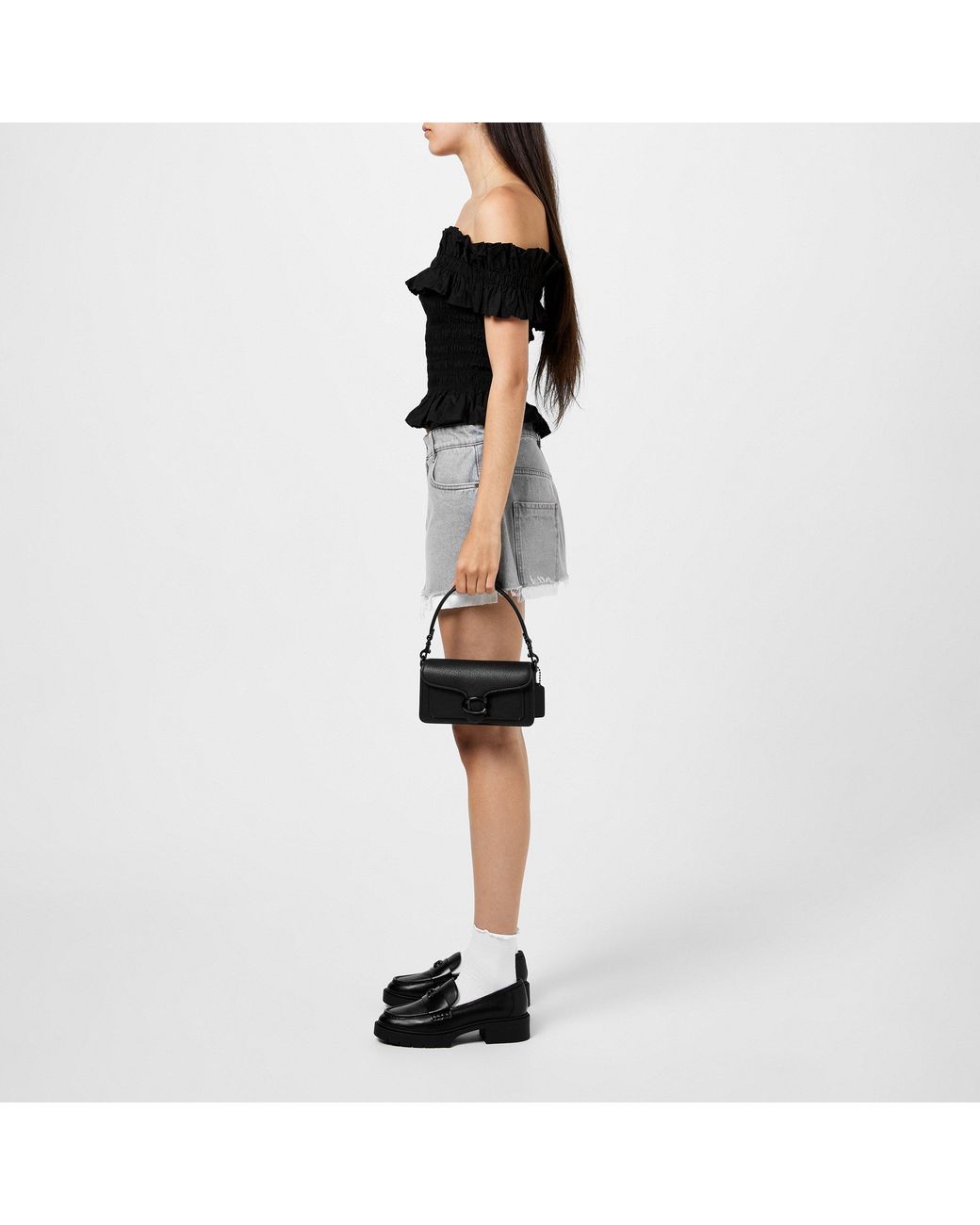 COACH Black Leah Loafer