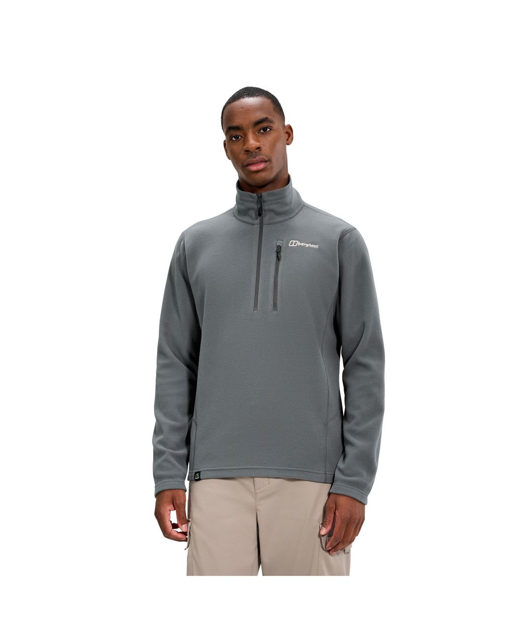 Berghaus Gray Prism Micro Half-Zip Fleece for men