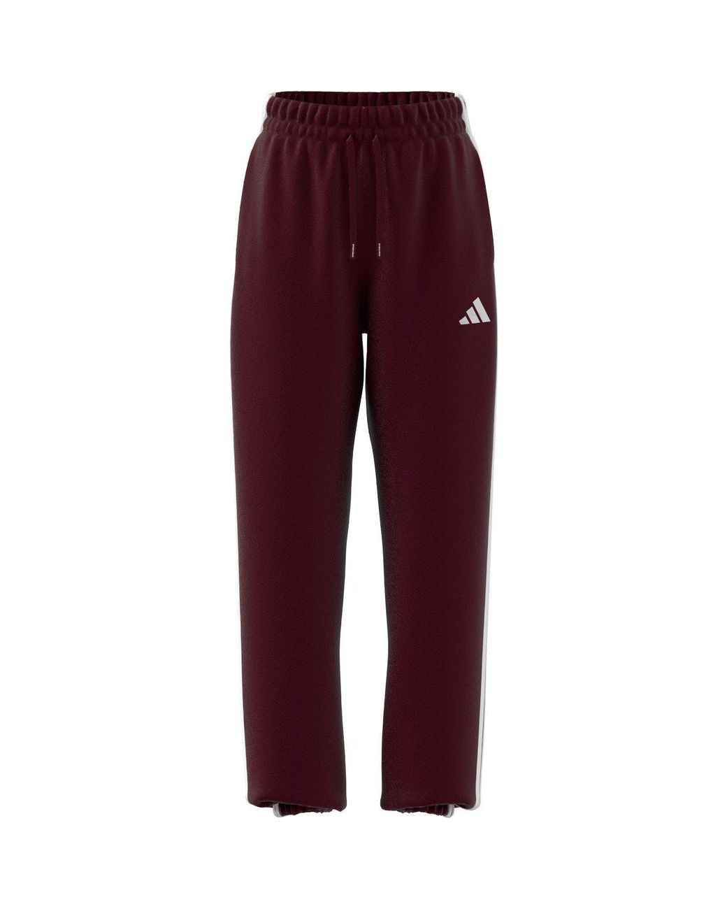 Adidas Red Essentials 3-Stripes Pants Slim