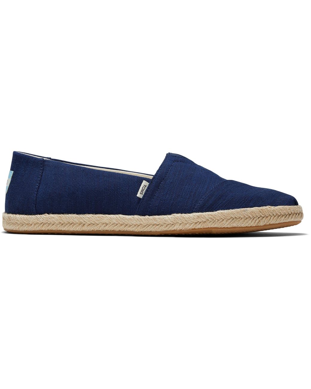 TOMS Blue S Recycled Cotton Rope Espadrille Navy Us 8 / Eu 40,5 for men