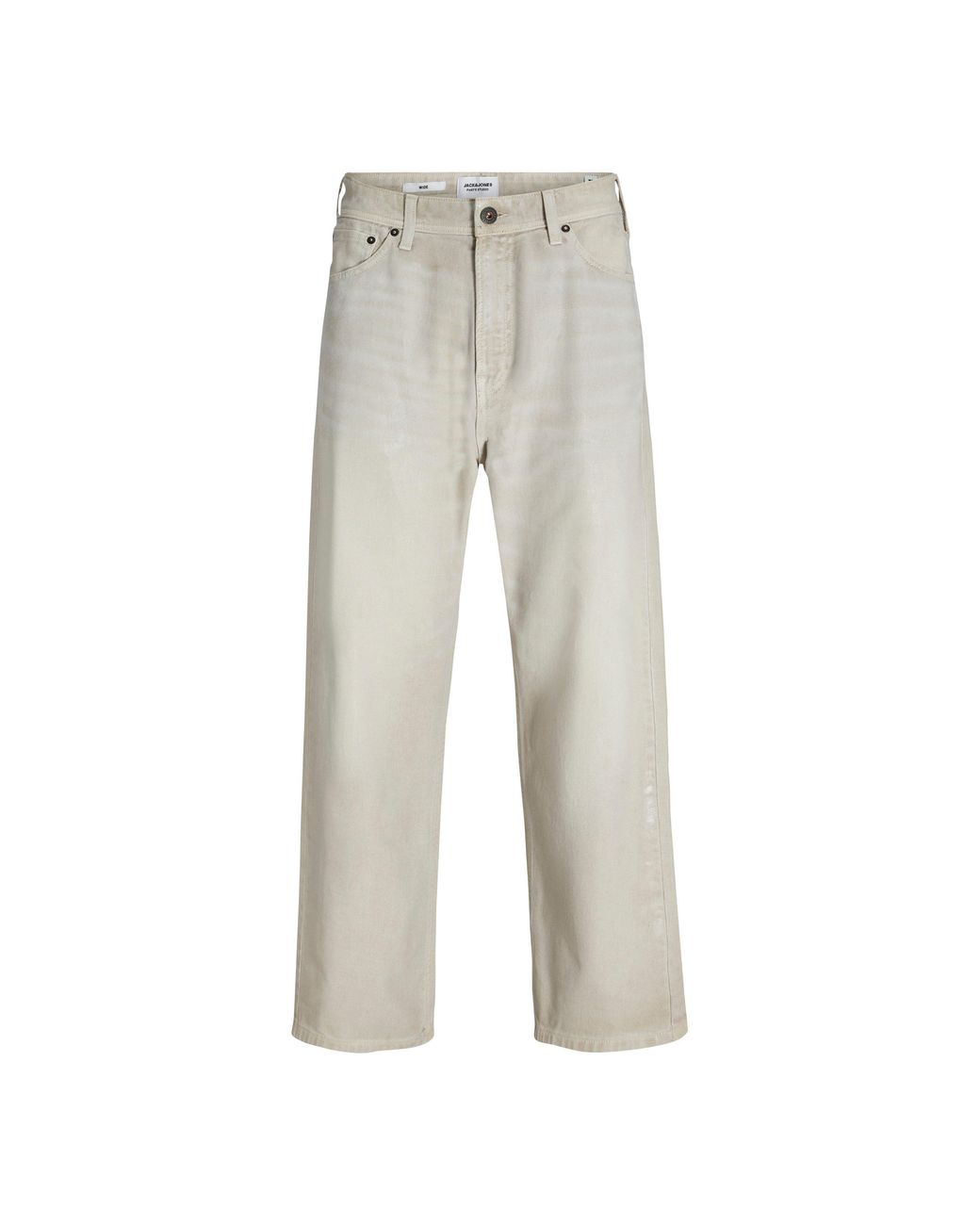 Jack & Jones Gray Alex Wide Leg Trouser for men