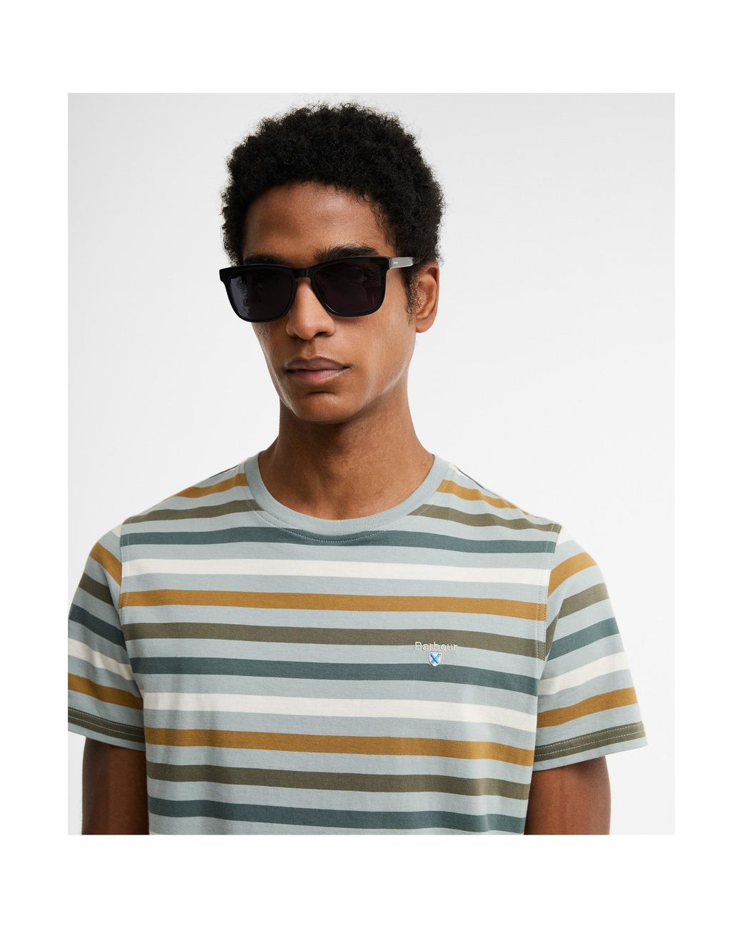 Barbour Blue T-Shirt for men