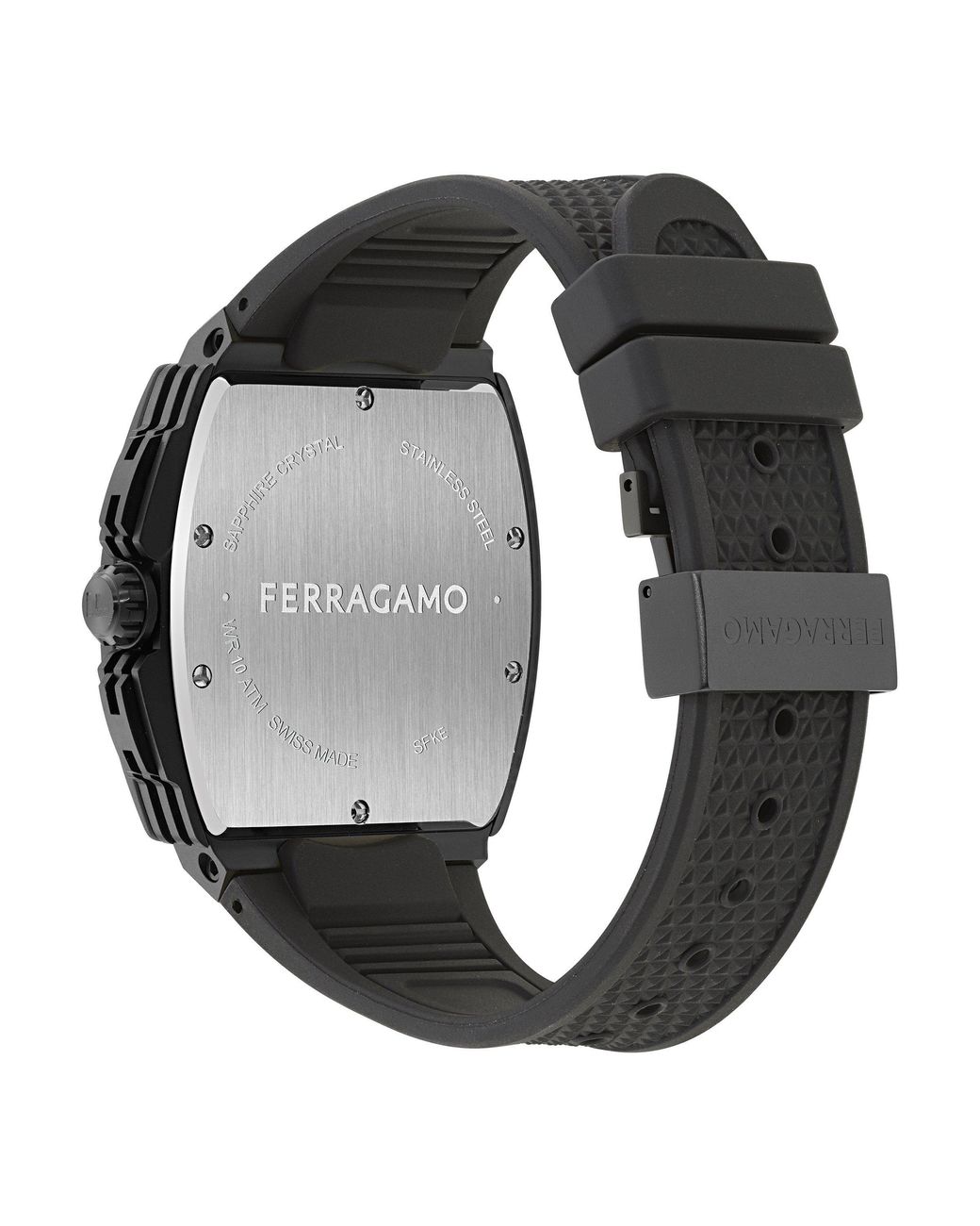 Ferragamo Black F-80 Analogue Quartz Watch for men