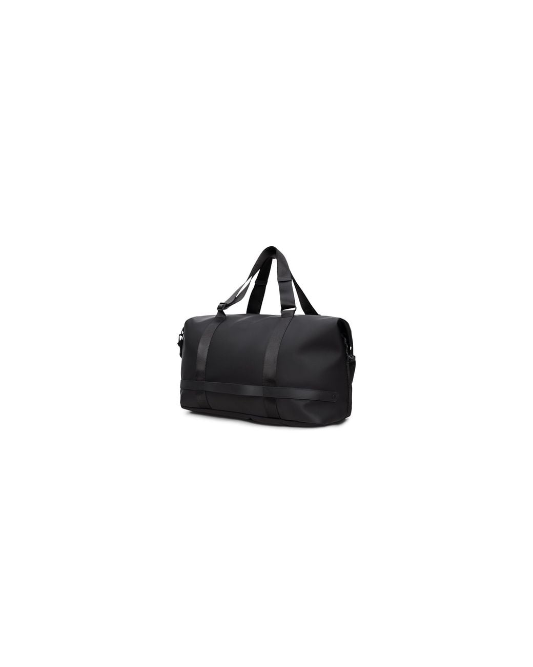 Rains Black Otg Waterproof Weekend Holdall Bag 33 L