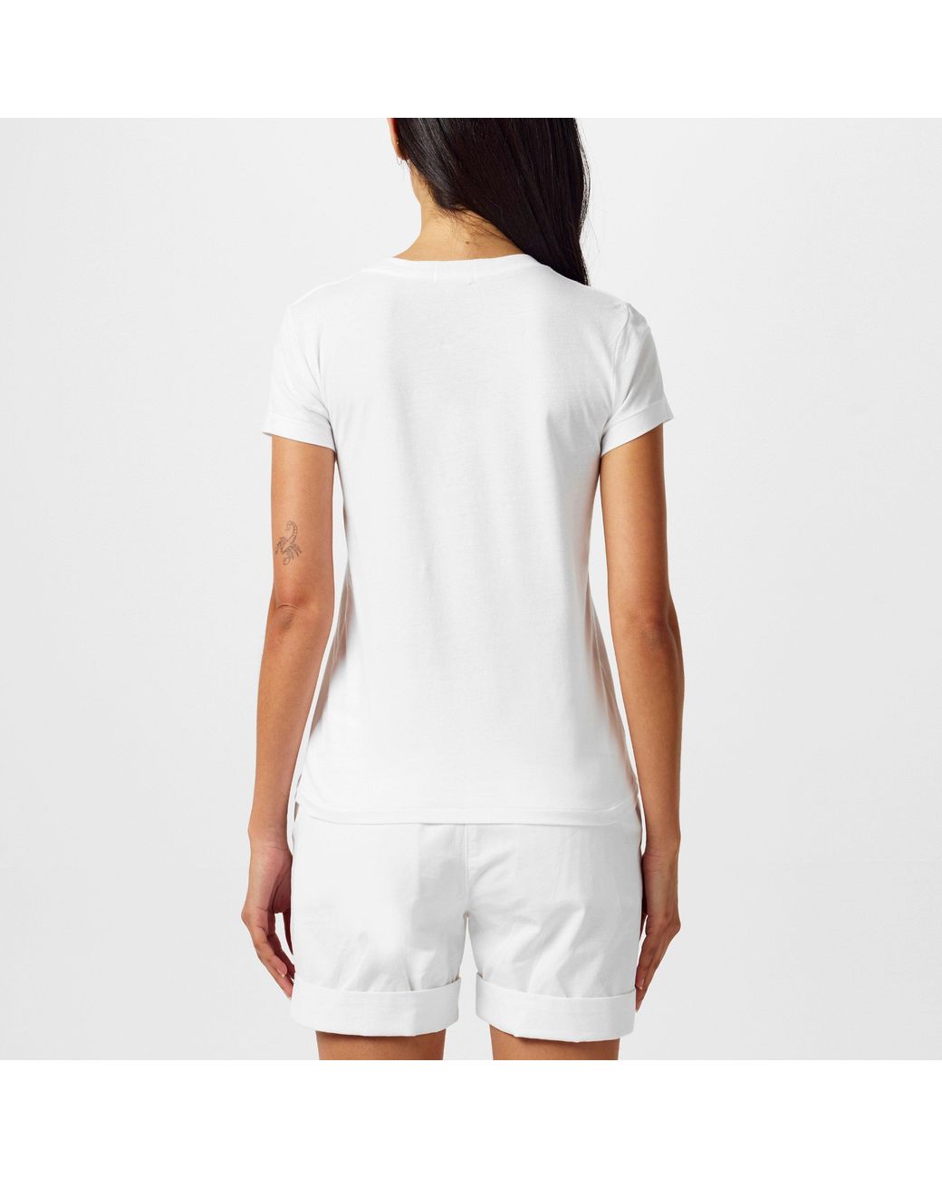 Polo Ralph Lauren White V-Neck T-Shirt