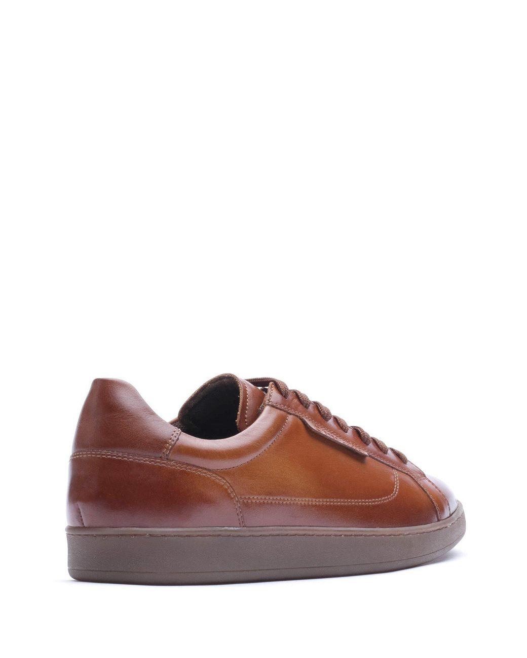 Base London Pink Zammo Lace Up Leather Trainers for men