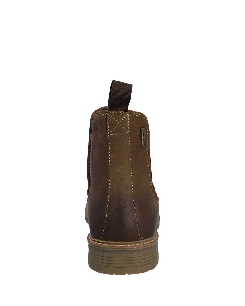 Hunter Brown Jura Dealer Waterproof Leather Flat Ankle Boots for men