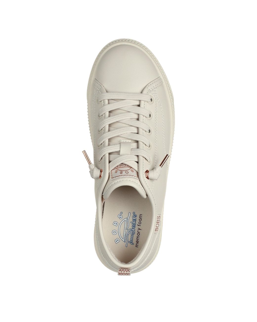 Skechers White Low-Top Trainers