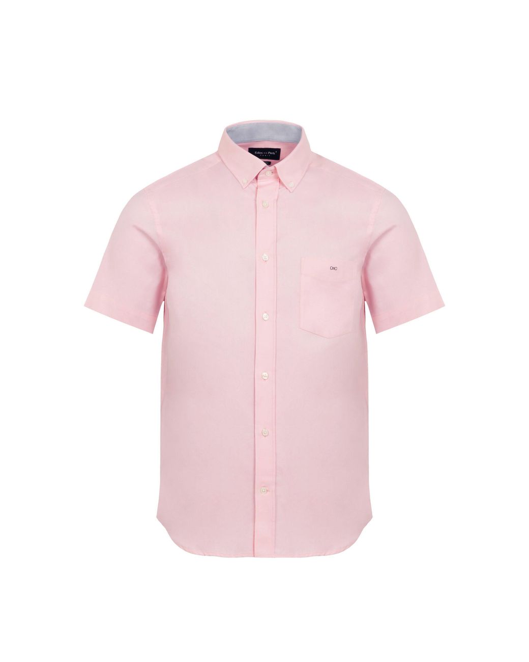 Eden Park Pink Short Sleeved Cotton Shirt for men