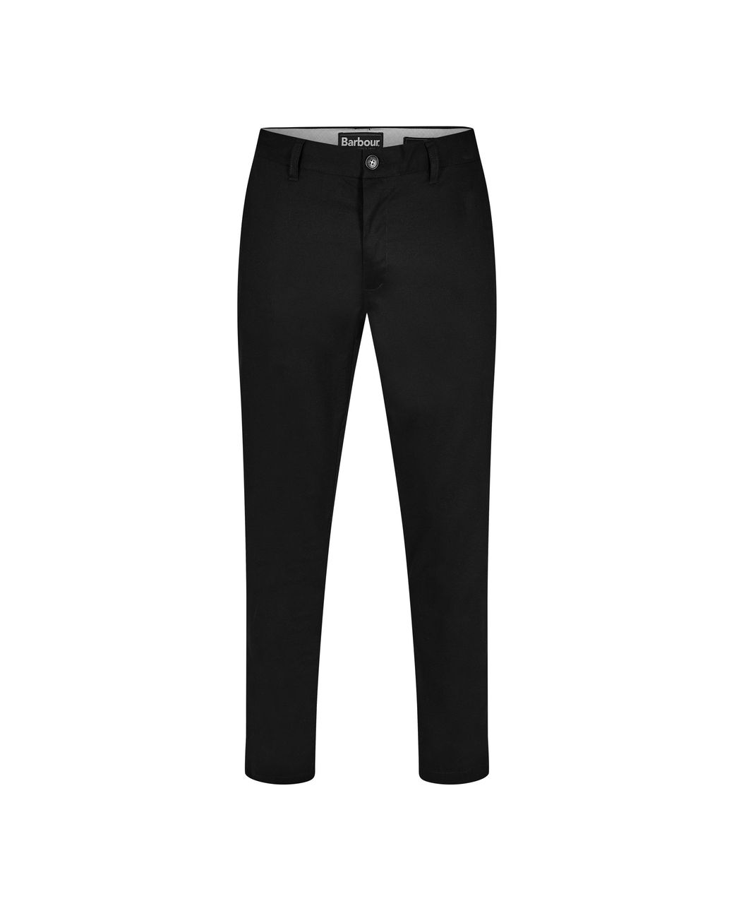 Barbour Black Sueded Sateen Slim Trousers for men