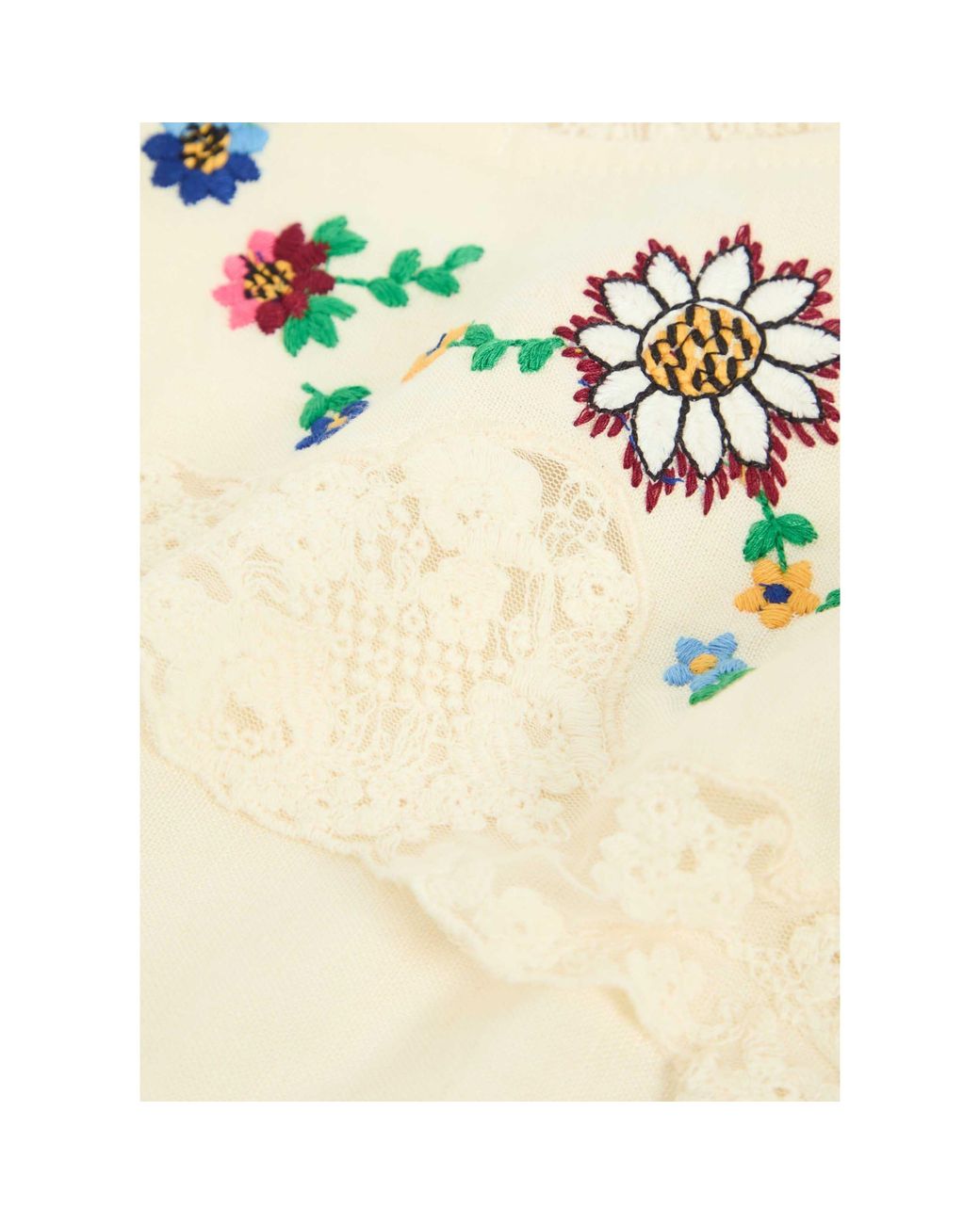 Rixo Natural Amari Embroidered Maxi Dress