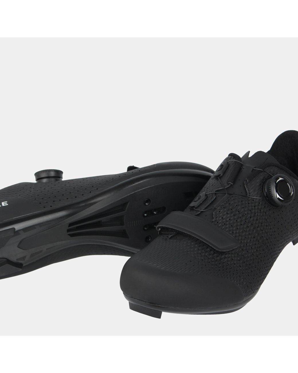 Pinnacle Black Radium Road Cycling Shoes