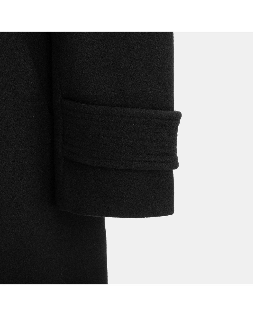 Biba Black Billie Belted Long Sleeve Mid-Length Overcoat