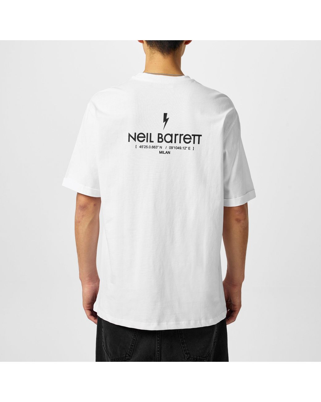 Neil Barrett White Co-Ord T-Shirt for men