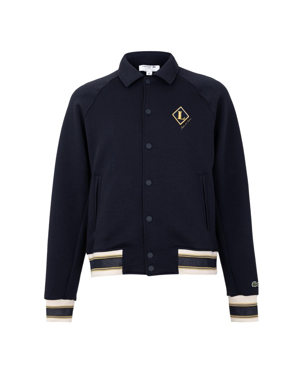 Lacoste Blue Strip Tt Closed-Hem Tracksuit Bottoms for men