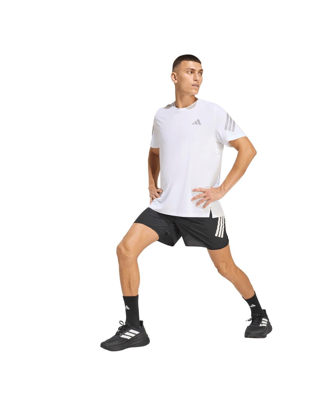 Adidas Black 365 2-In-1 Aeroready Running Shorts for men