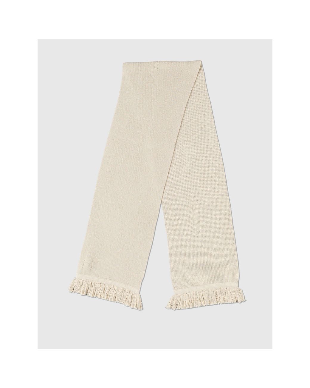 Pretty Green Natural Norbury Midweight Scarf for men