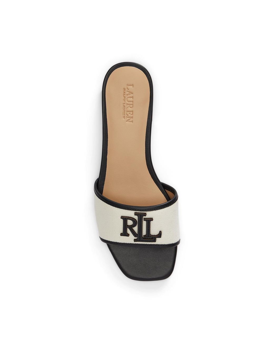 Ralph Lauren Brown Sliders