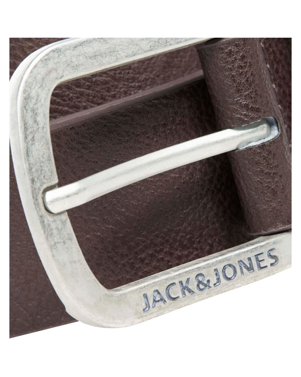 Jack & Jones Brown Harry Faux Leather Belt for men