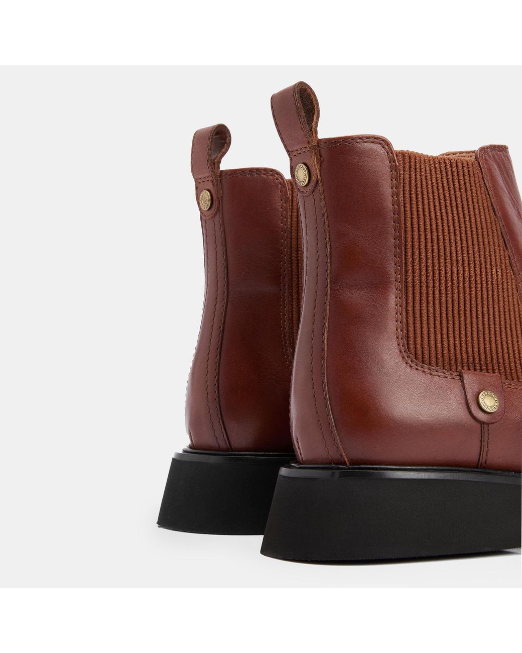 Barbour Brown Delfina Chelsea Boots