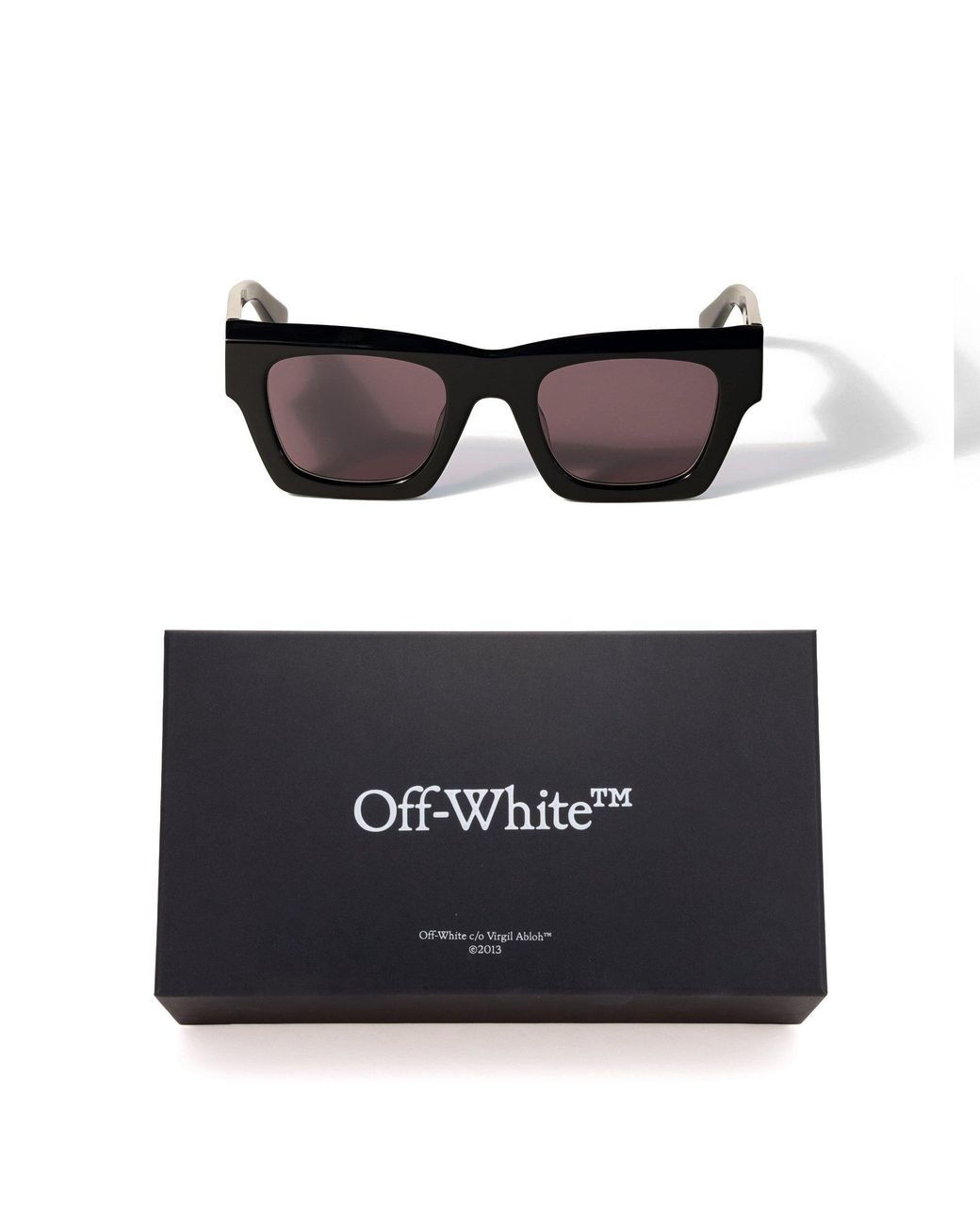 Off-White c/o Virgil Abloh Black Davie Sunglass for men
