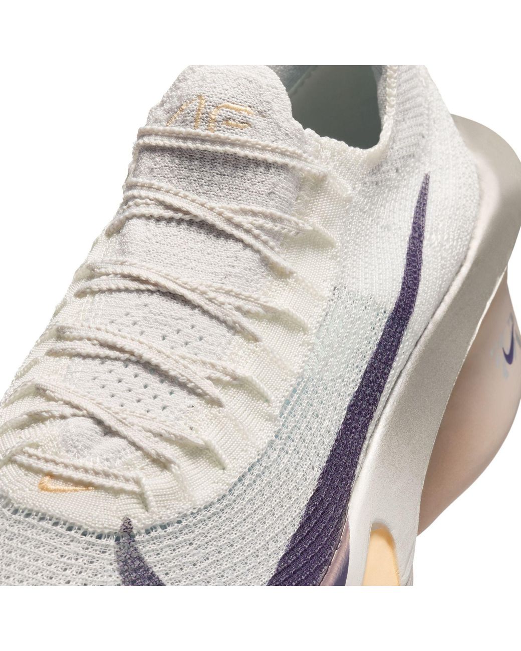 Nike White Zoomx Alphafly 3 Running Shoes for men