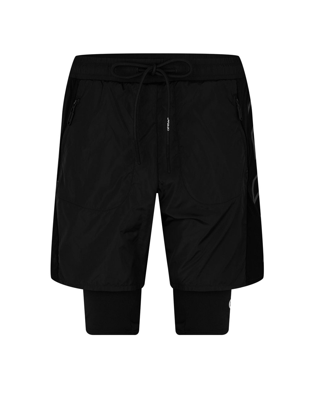 Off-White c/o Virgil Abloh Black Off Off Diag Shorts for men
