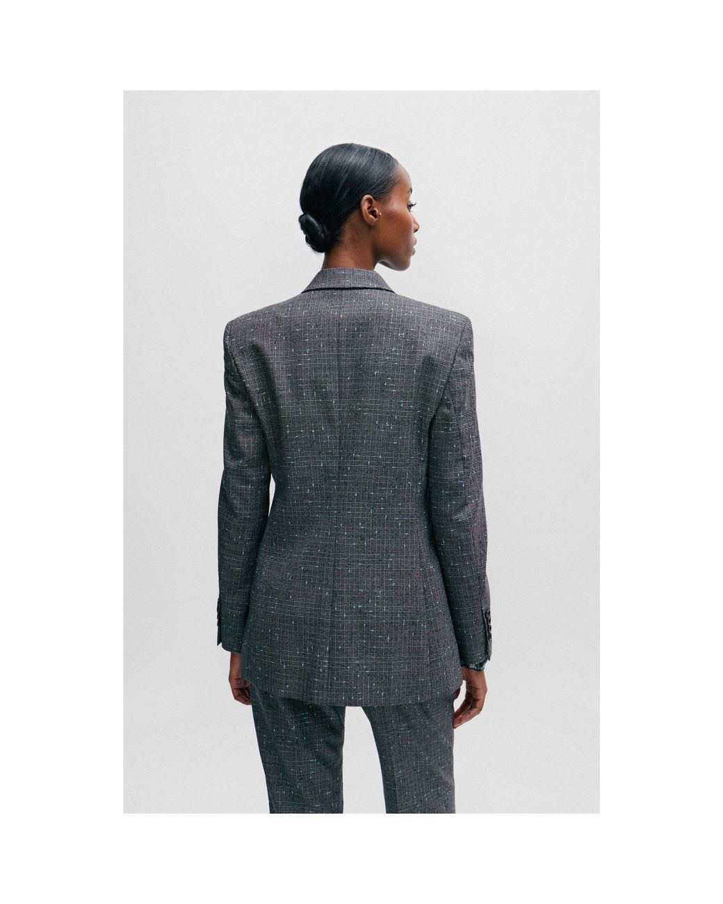 Boss Gray Janeri Suit Jacket