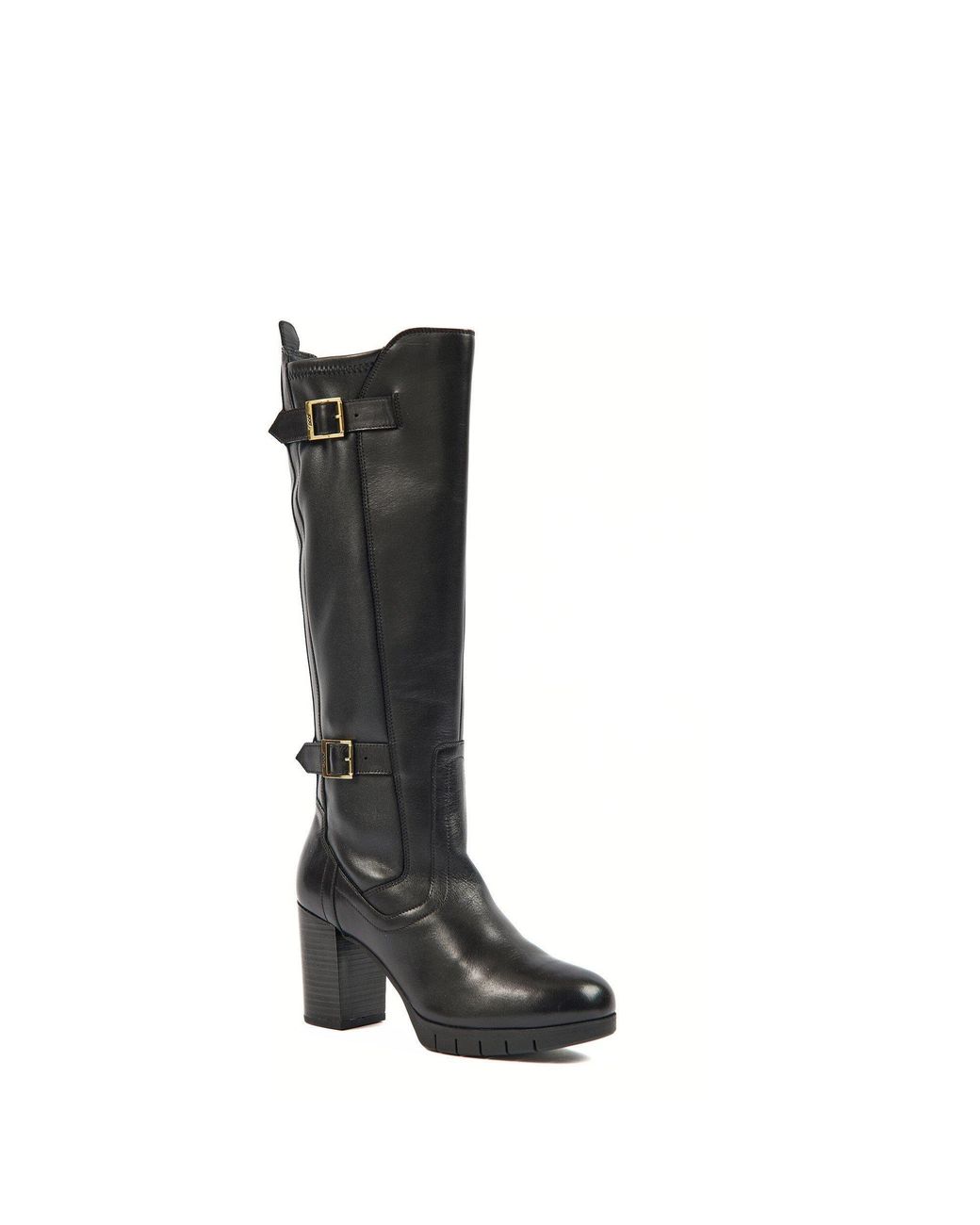 Pod Black Nikita Leather Knee High Boots