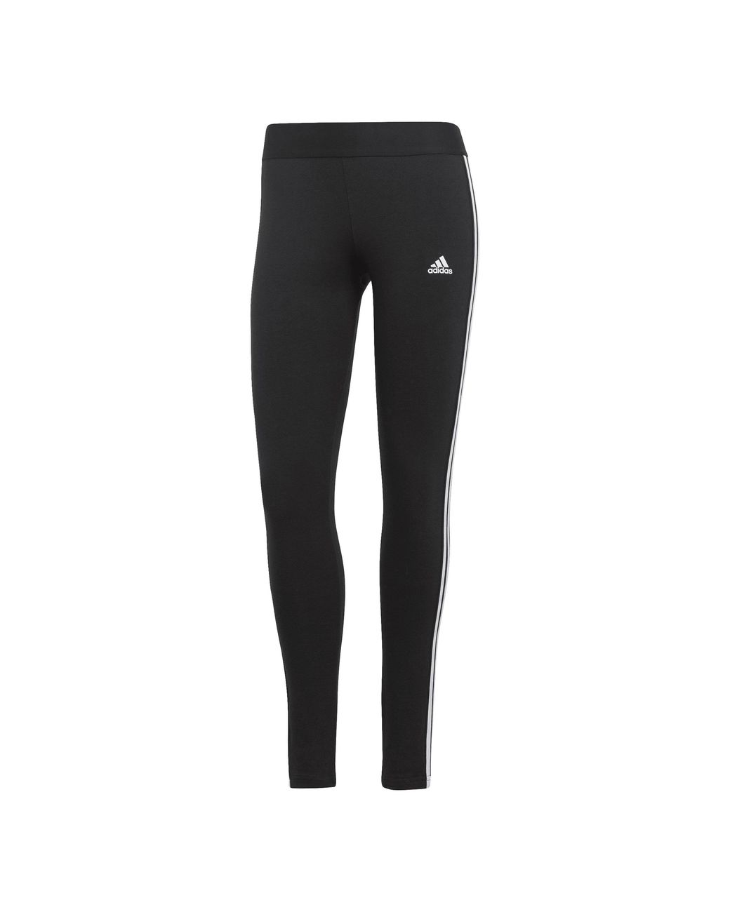 Adidas Black Essentials 3 Stripe Leggings
