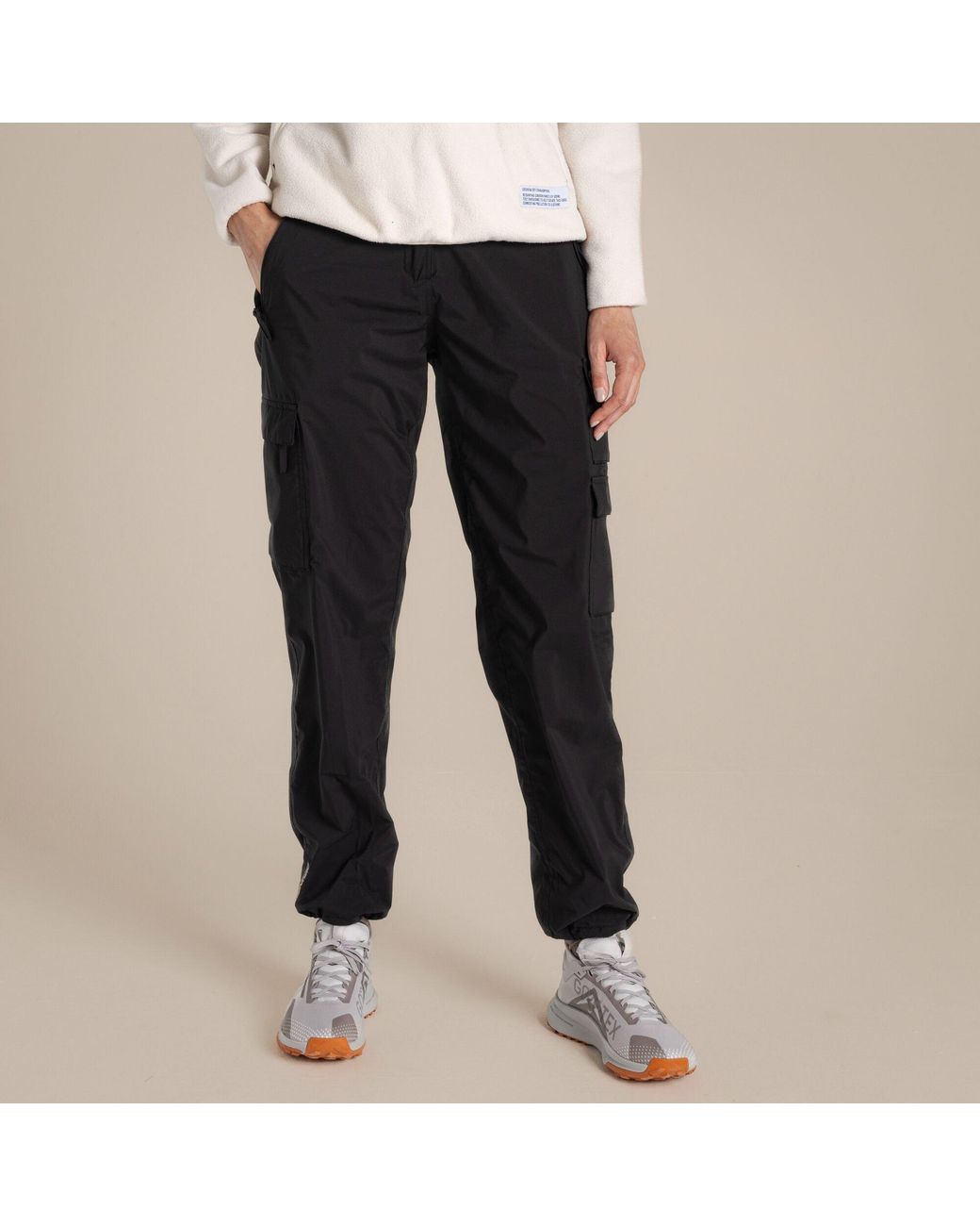 Craghoppers Black Natales Waterproof Walking Trousers