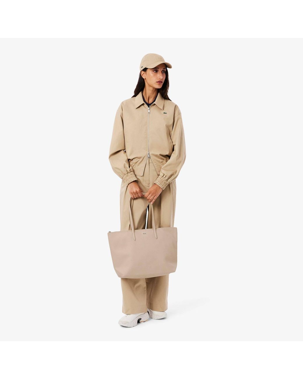 Lacoste Natural Large Tote Bag