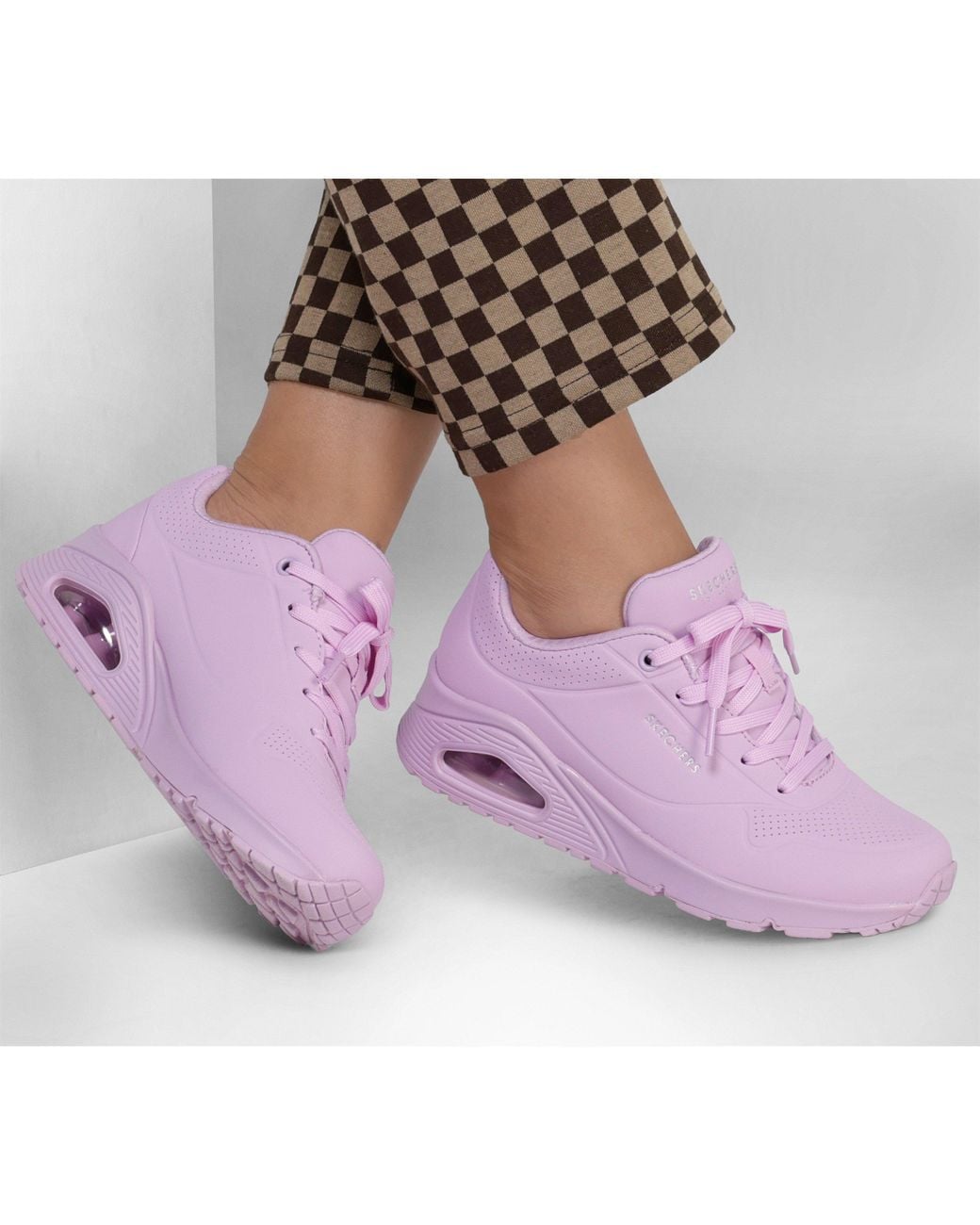 Skechers Purple Low Top Classic Trainers