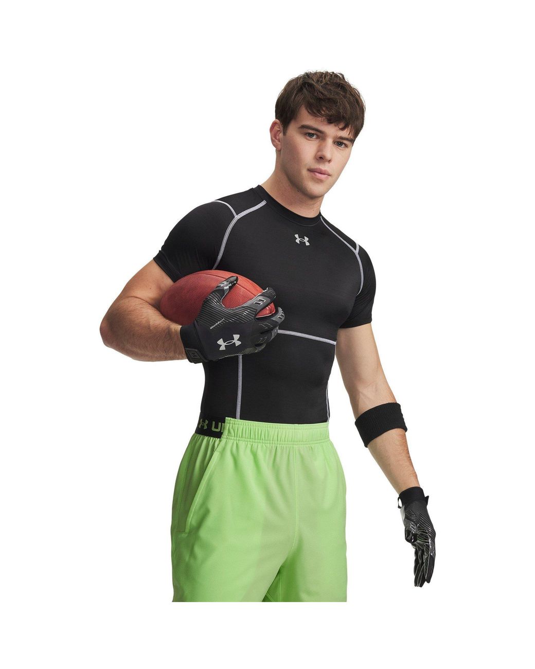 Under Armour Green Baselayer Top for men