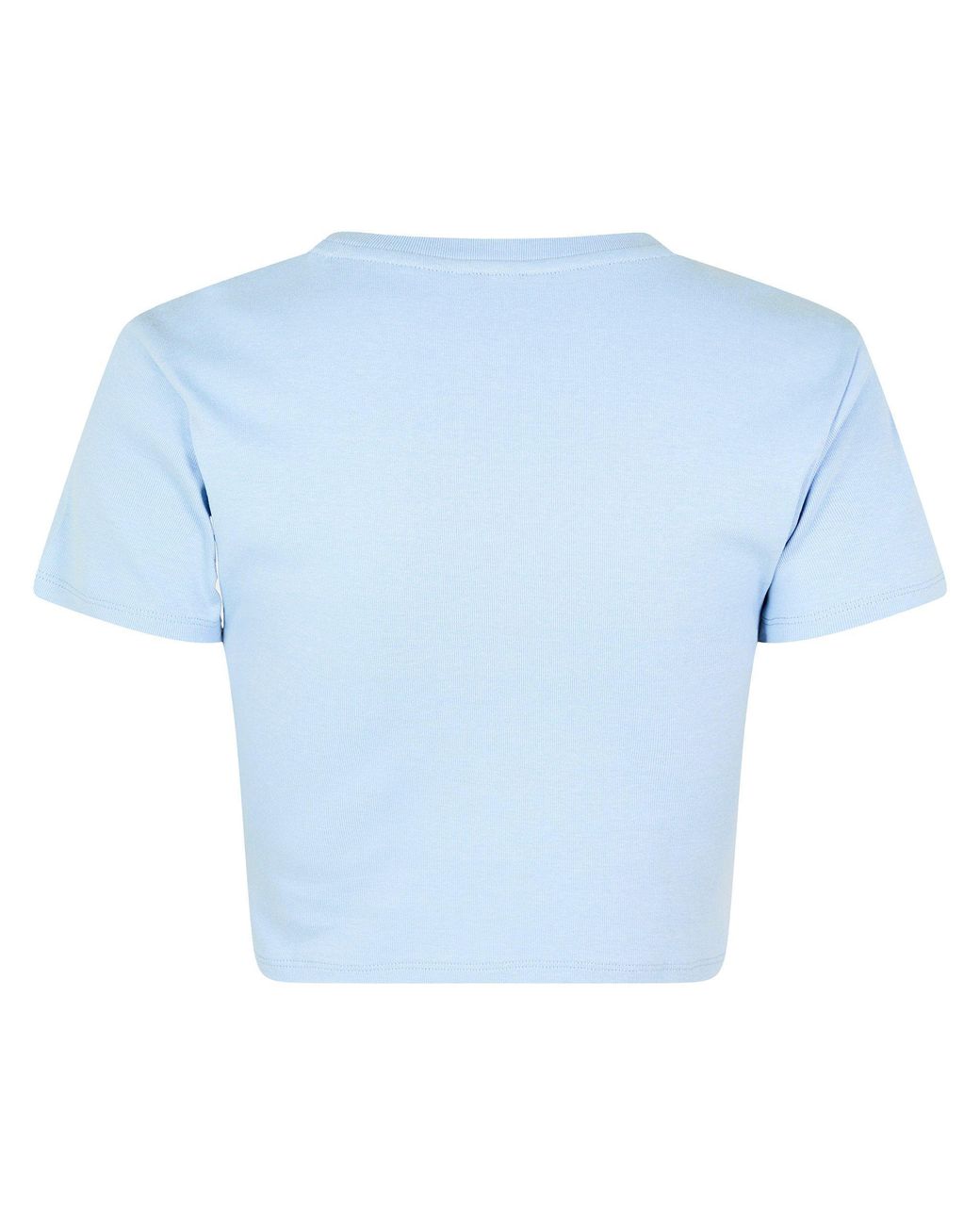 Jack Wills Blue Cropped Baby Tee Ladies