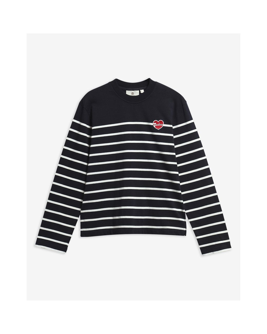 Barbour Black Harling Timeless Classics Cotton Long-Sleeve T-Shirt