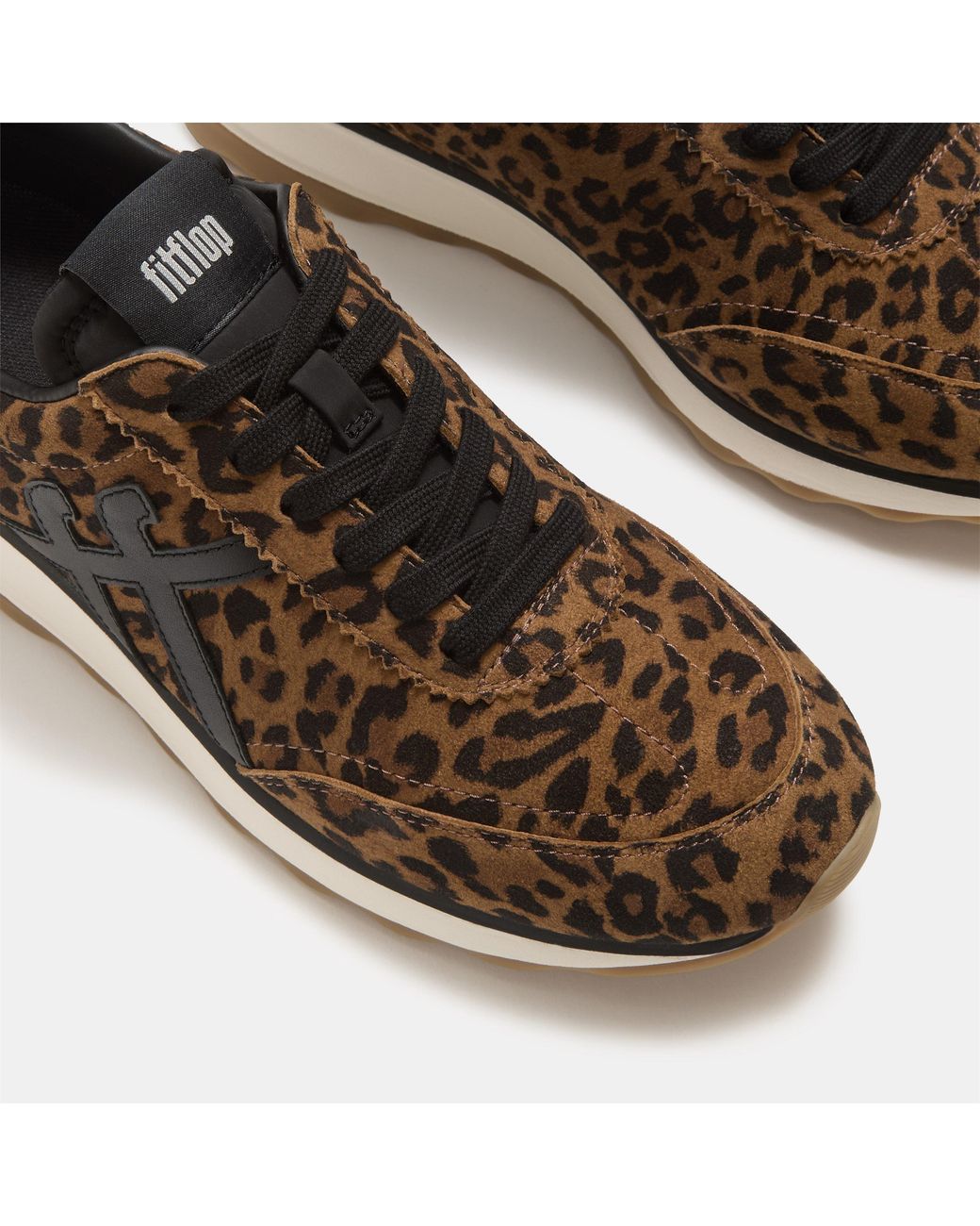 Fitflop Brown Retro-Q Ff Suede Low-Top Trainers