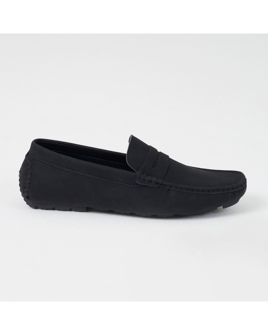 Brave Soul Blue Faux Suede Plain Loafer for men