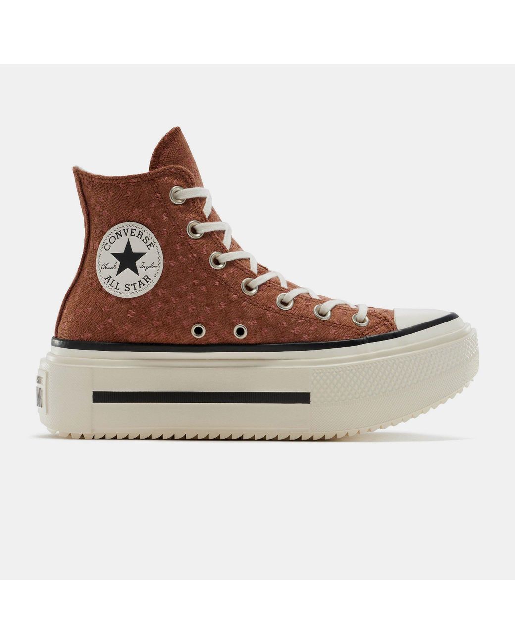 Converse Brown Chuck Taylor All Star Lif Canvas High-Top Trainers