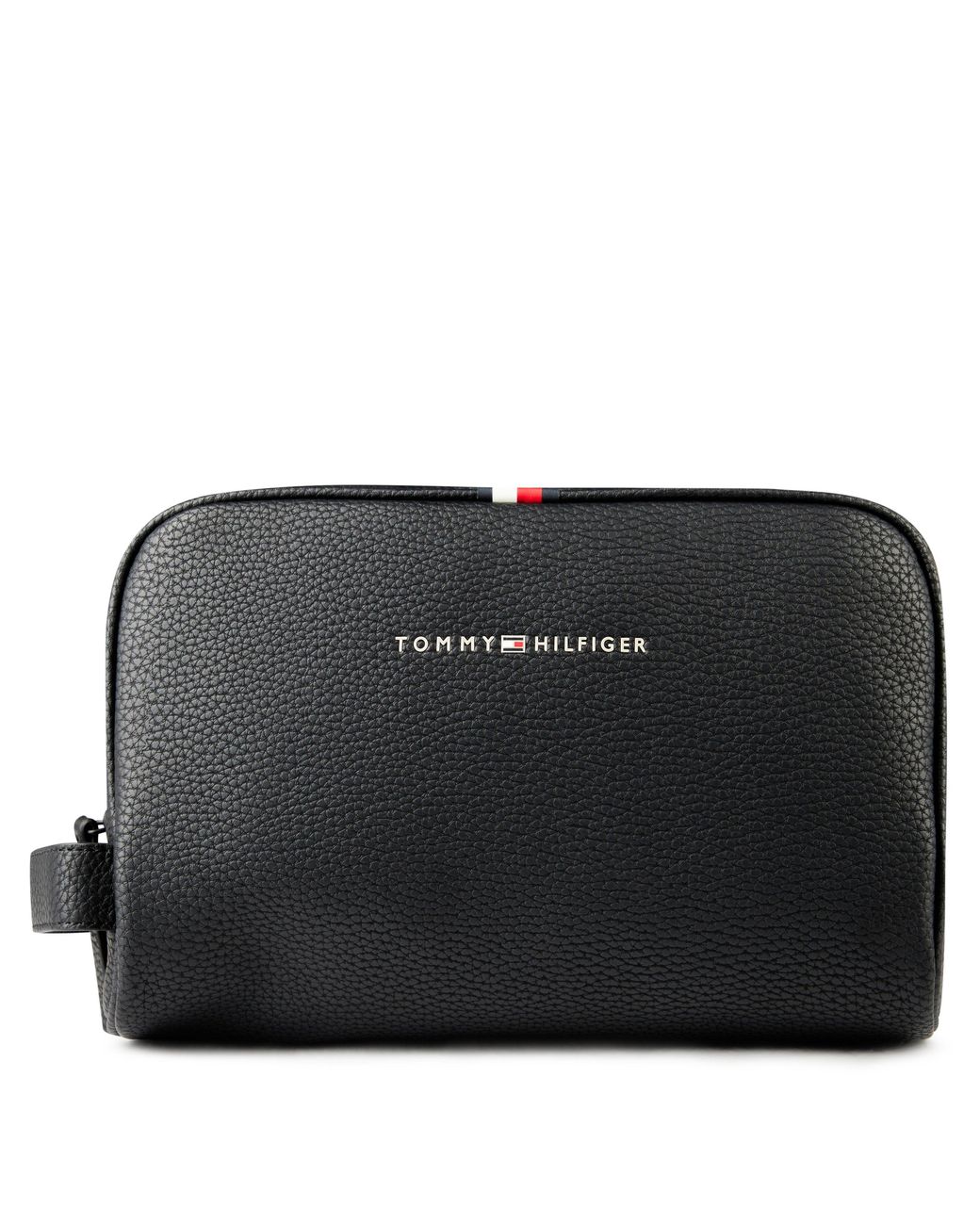 Tommy Hilfiger Black Essential Washbag for men