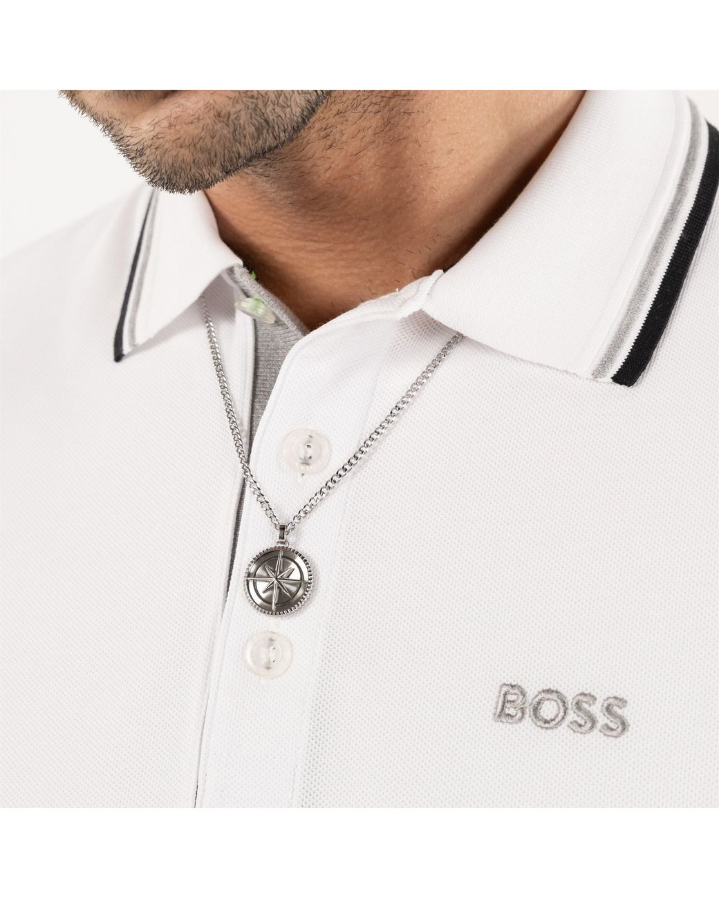Boss Metallic Gents North Necklace for men