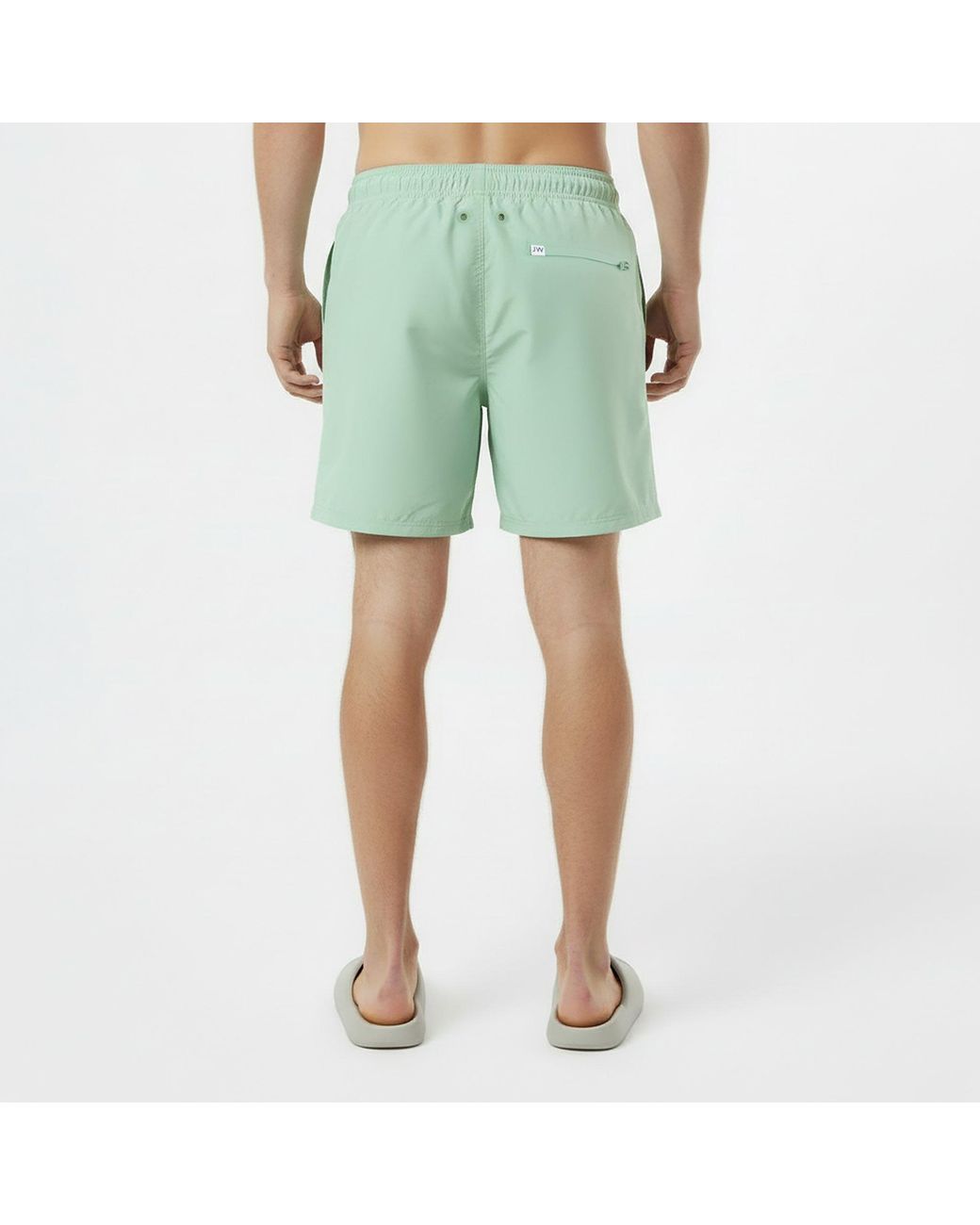 Jack Wills Green Mid-Length Swim Shorts for men
