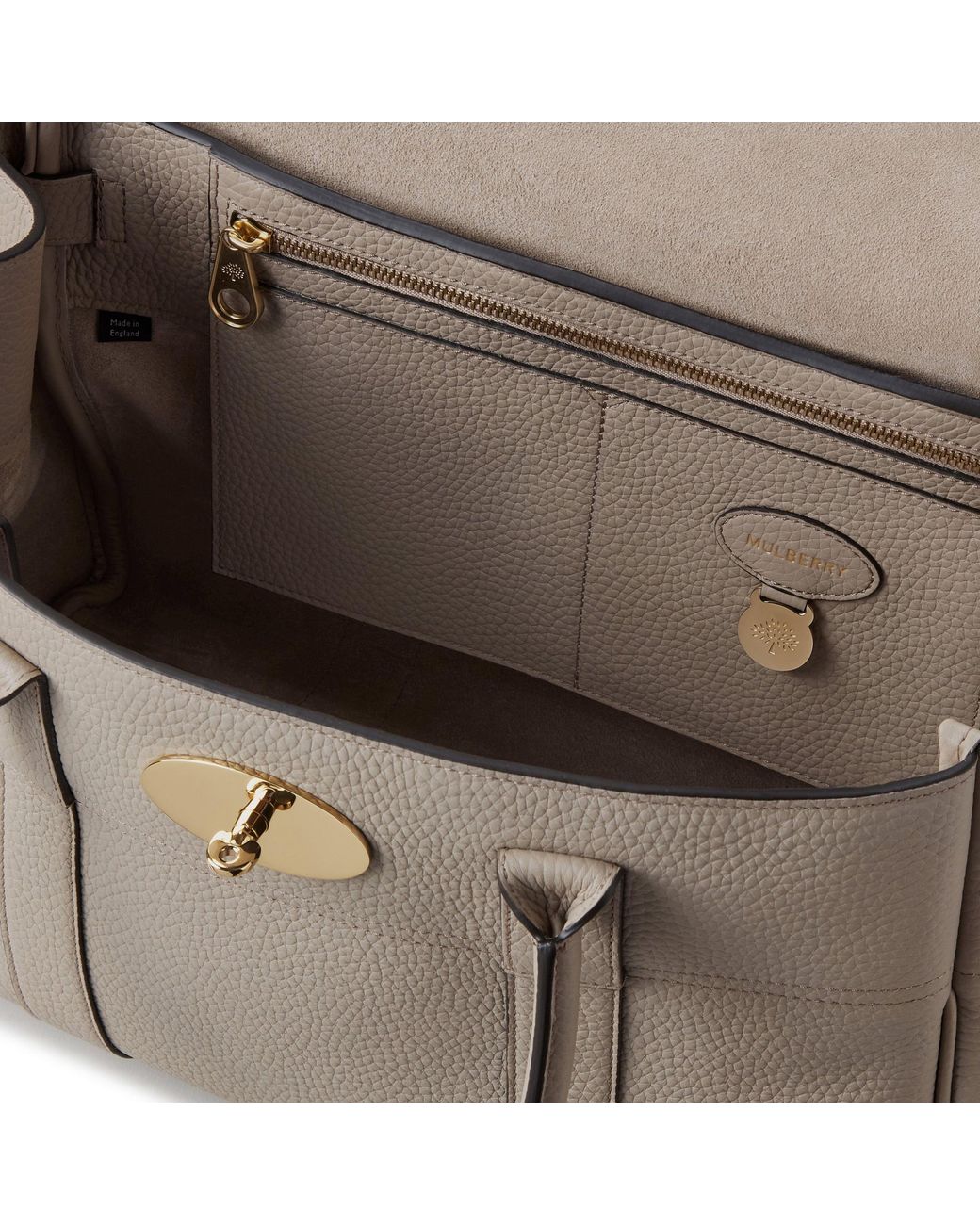 Mulberry Gray Bayswater Cashmere Taupe