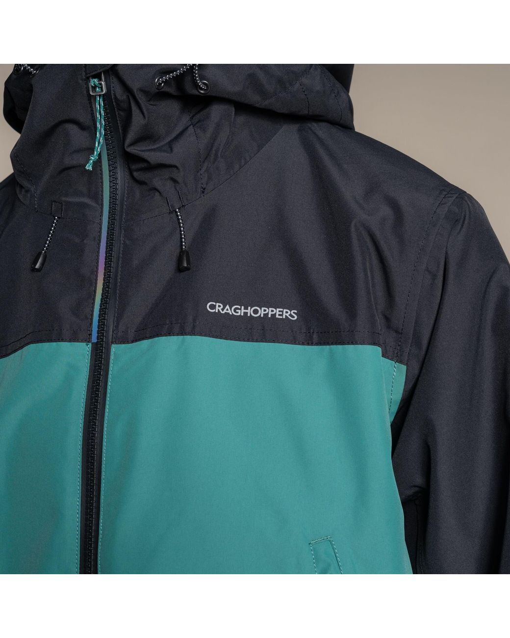 Craghoppers Green Vanth Waterproof Lightweight Jacket for men