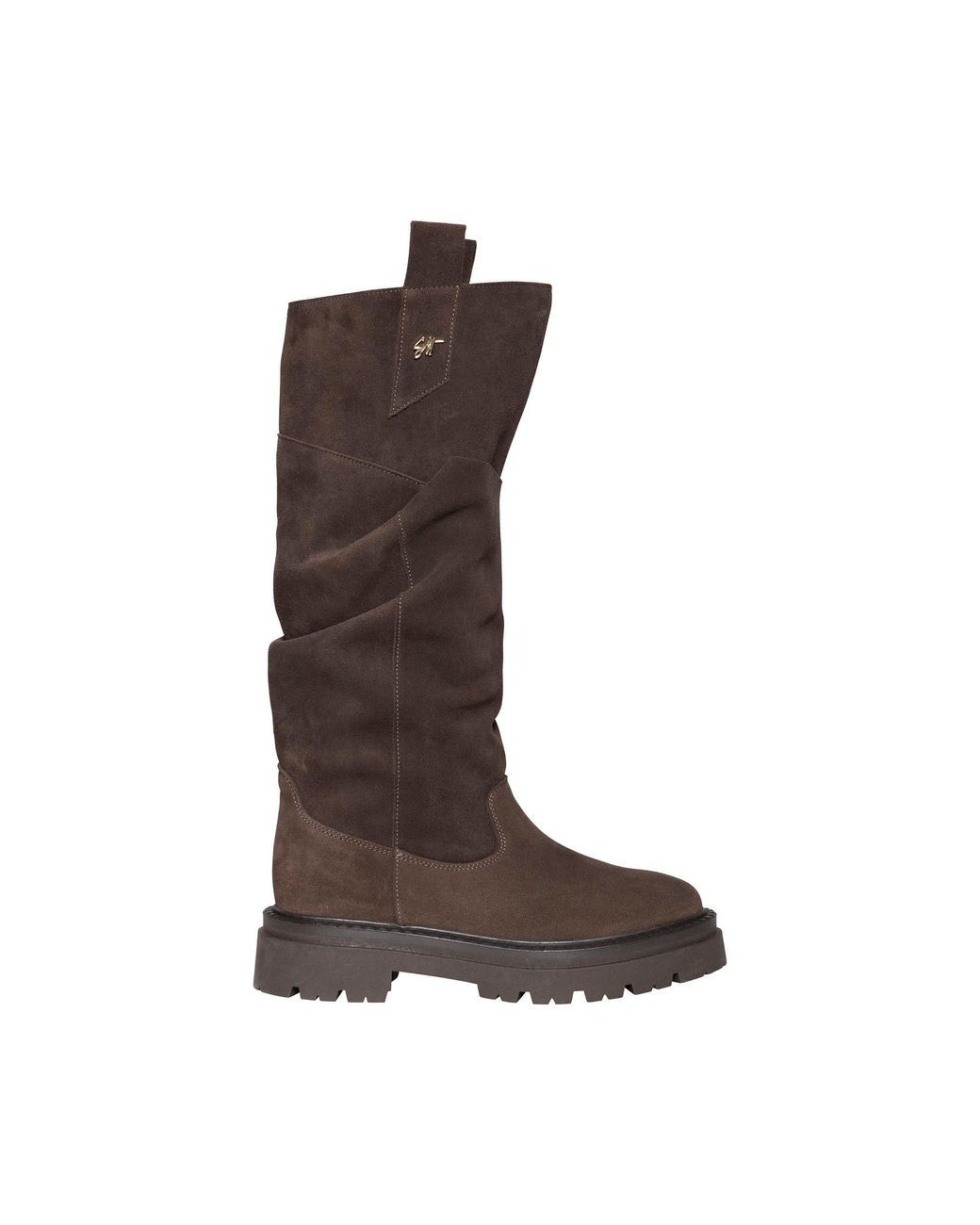 Steve Madden Brown Kiona Suede Knee High Boots