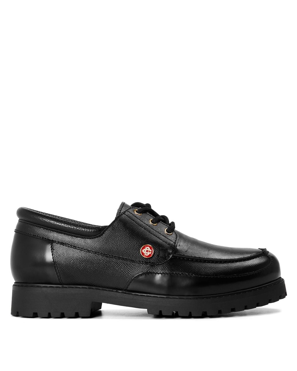 Casablanca Black Hideki Boat Shoes for men