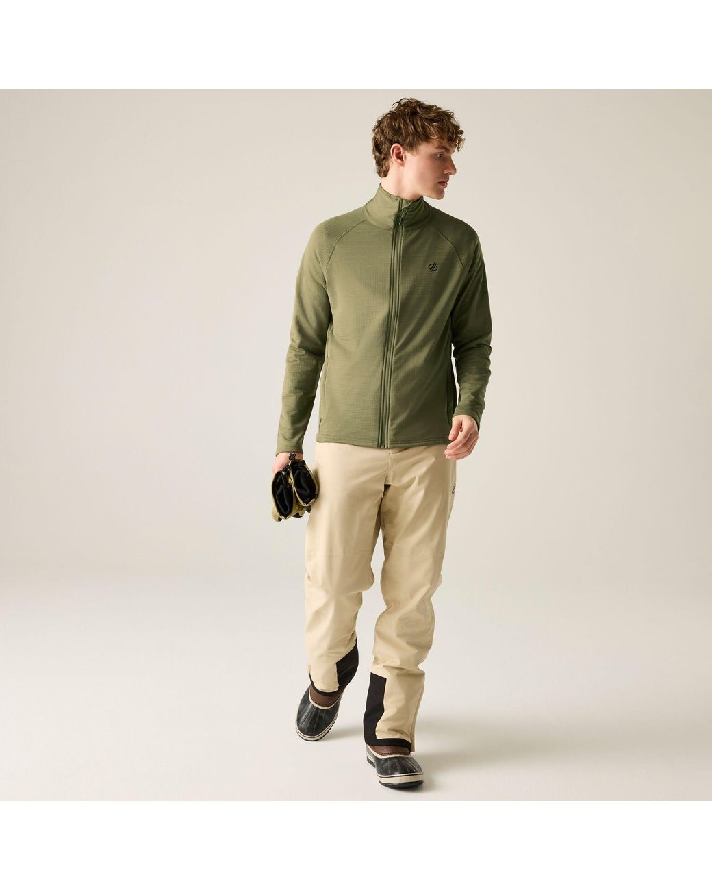 Dare 2b Green Fuse Up Full Zip Midlayer for men