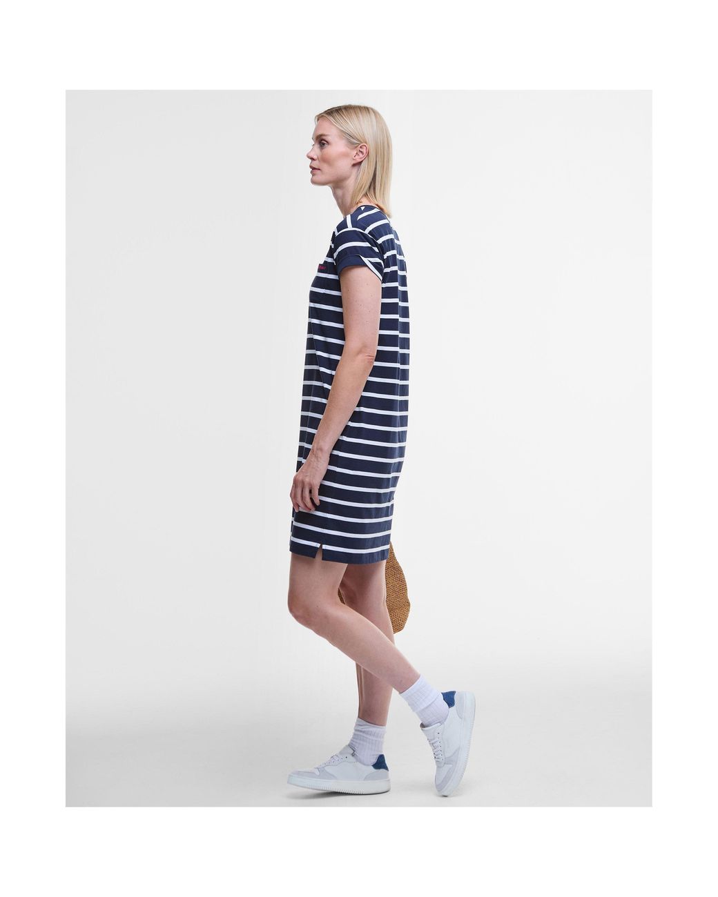 Barbour Blue Otterburn Stripe Dress