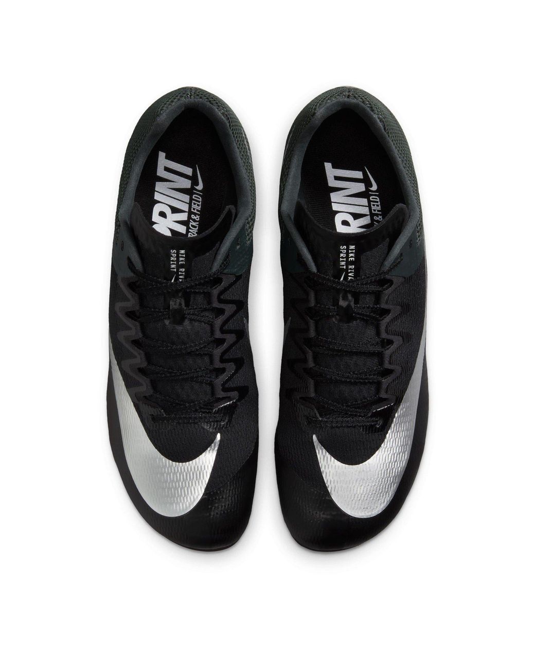 Nike Black Zoom Rival Sprint Track Running Spikes for men