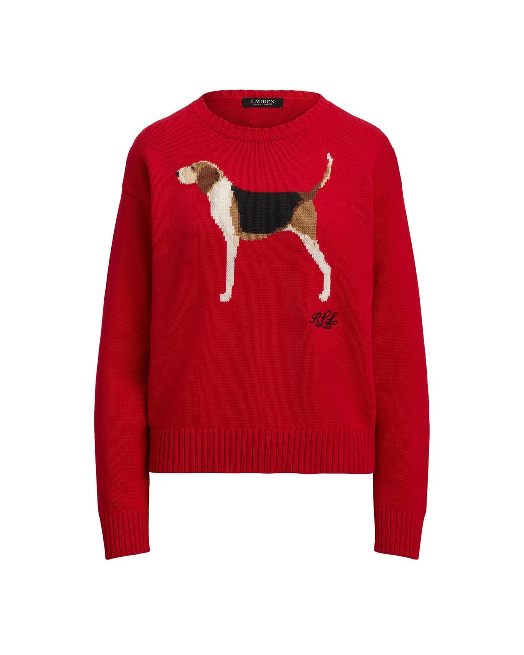 Ralph Lauren Red Crew Neck Jumper